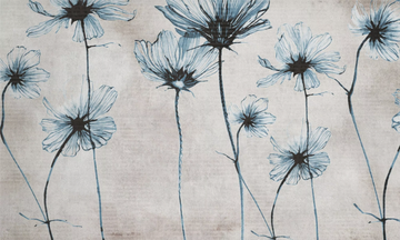 BLUE DAISY - Digital printing vinyl wallpaper by Architects Paper - view 3